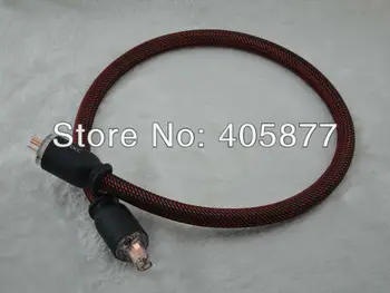 

Viborg Silver plated Power cable with Copper Color OCC US Power Connector 1.5M