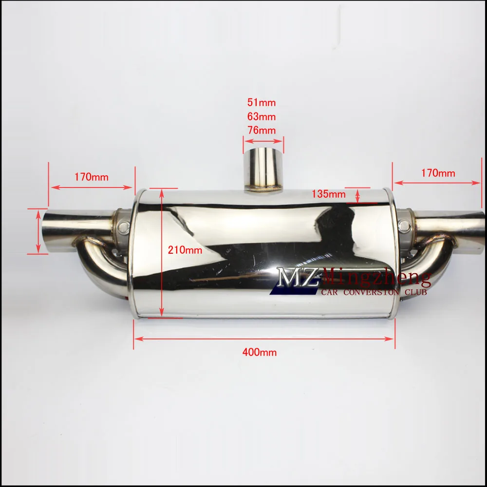 For Lancer Ex E63+ Exhaust System Stainless Steel Electric Exhaust CutOut Valve With Electronic Remote Control Switch Muffler