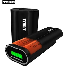 TOMO D2 умное зарядное устройство 5 в 2 а внешний аккумулятор чехол 2X26650 литий-ионный аккумулятор портативный DIY блок питания зарядное устройство для аккумулятора 26650