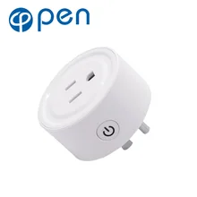 OPSA-003 10A Wifi Smart Switch Power Plug Socket US 220V Wireless Light Outlet Timer Remote Control Support Alexa Google Home