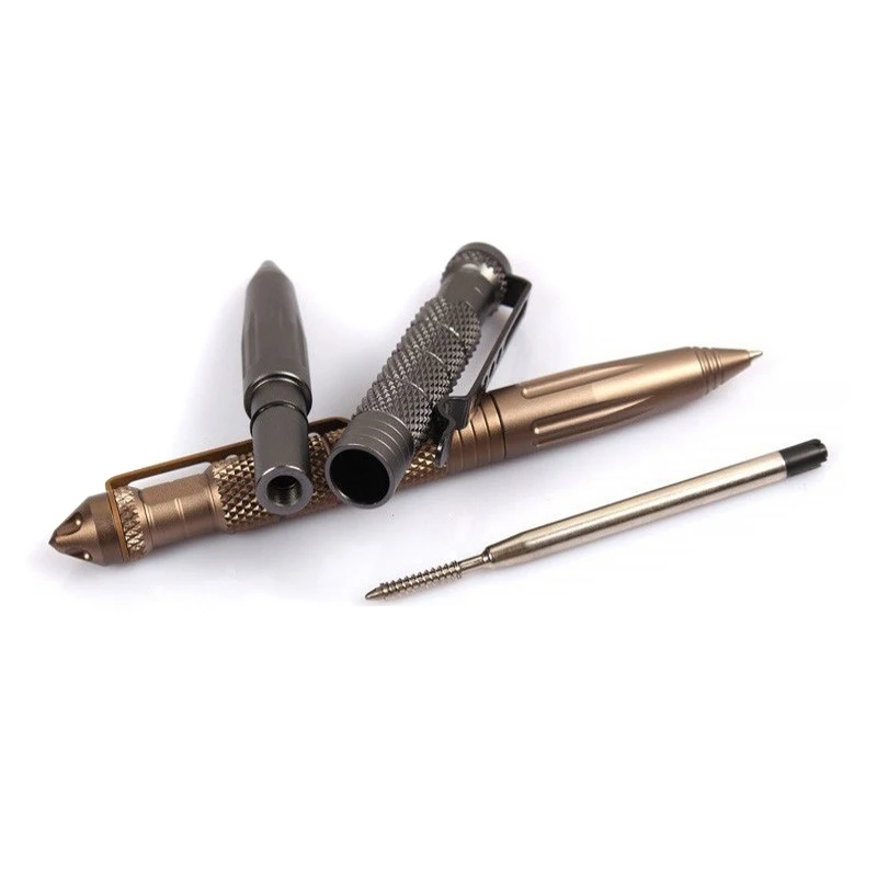 

2pcs Tactical Pen Outdoor Self Protective Tool for Outdoors Survival KH889