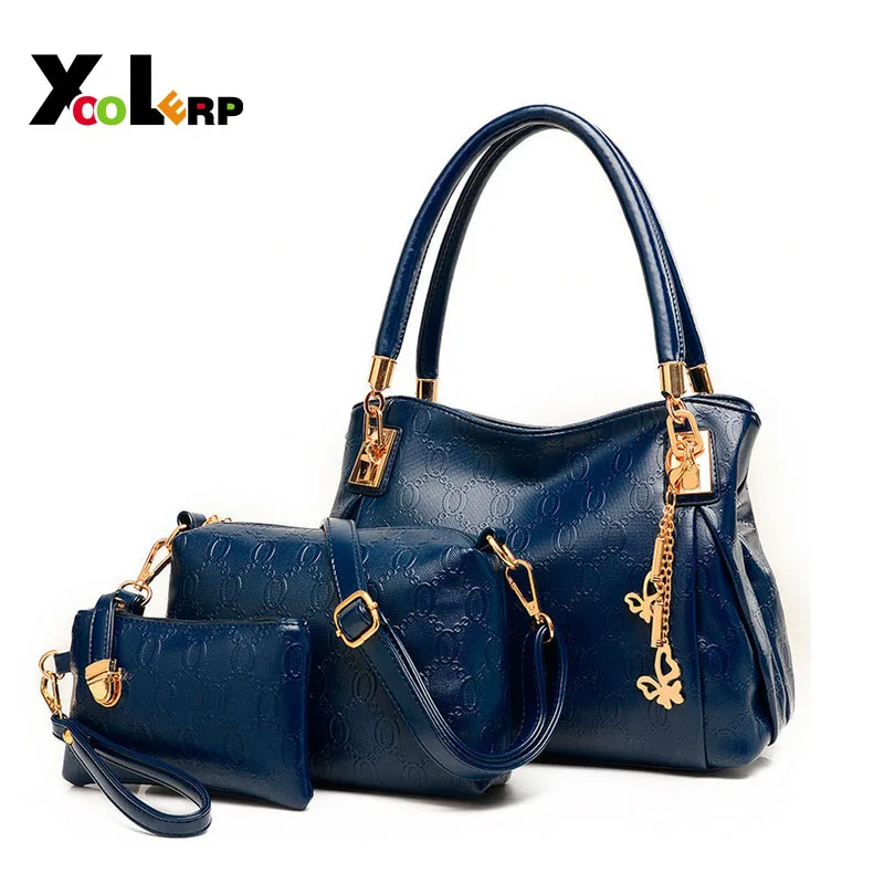 

3pcs/set Women Designer Handbags High Quality leather Composite ShoulderBags for Women Casual Purses and Handbags Bolsa Feminina
