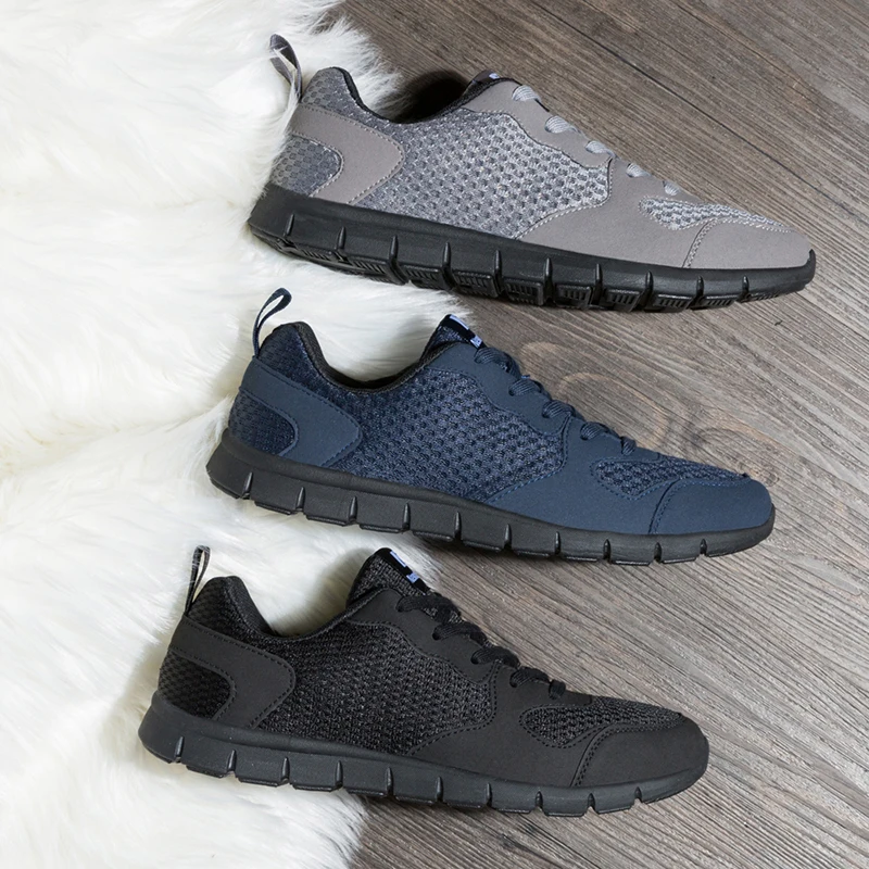 Running Shoes Men Mesh Breathable Comfortable Sport Shoes Outdoor Walking Lightweight Athletic Sneakers For Male Blue Size 39-50 Running Shoes Men Mesh Breathable Comfortable Sport Shoes Outdoor Walking Lightweight Athletic Sneakers For Male Blue Size 39-50