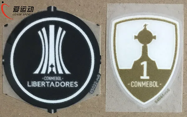 

2018 LIBERTADORES CONMEBOL PARCHE SET PALMEIRAS/SAN LORENZO COPA LIBERTADORES CUP 2018 TROPHY 1 BADGE