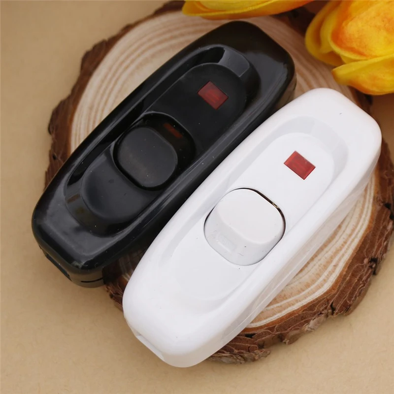

New 1X Useful Table Lamp Light Table 110 250 v On / Off Switch Inline Cable LED Indicator Home Hardware Tools