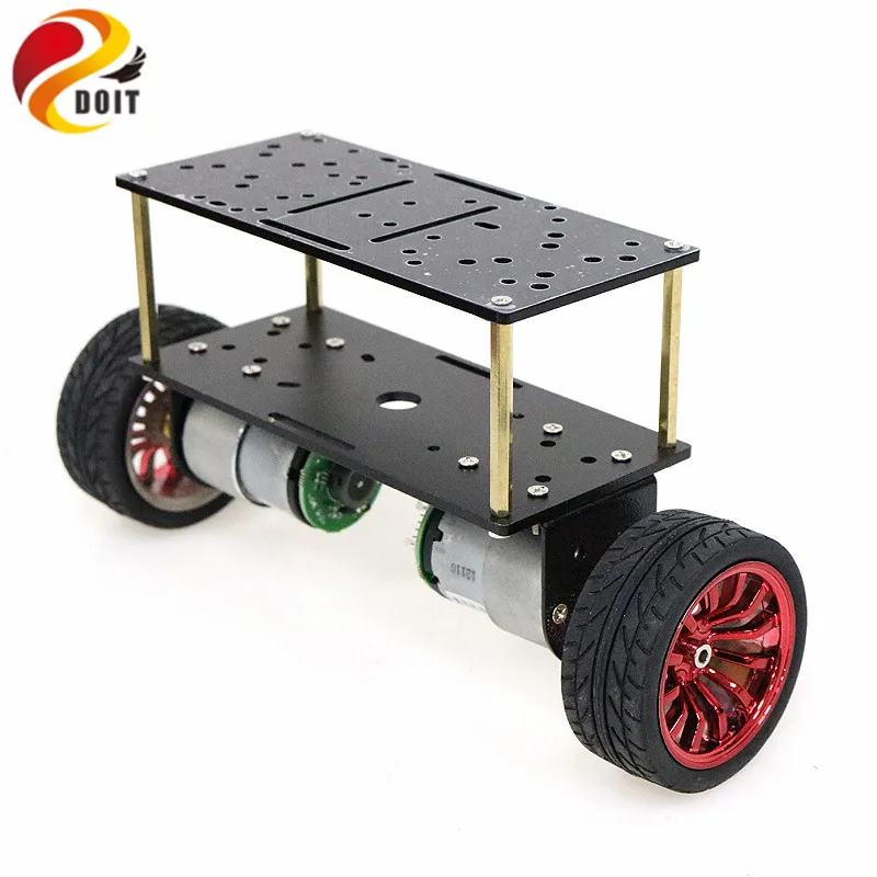 double-plate-2wd-two-rounds-of-self-balancing-dc-12v-motor-car-two-wheel-balancing-car-smart-car-chassis-kit