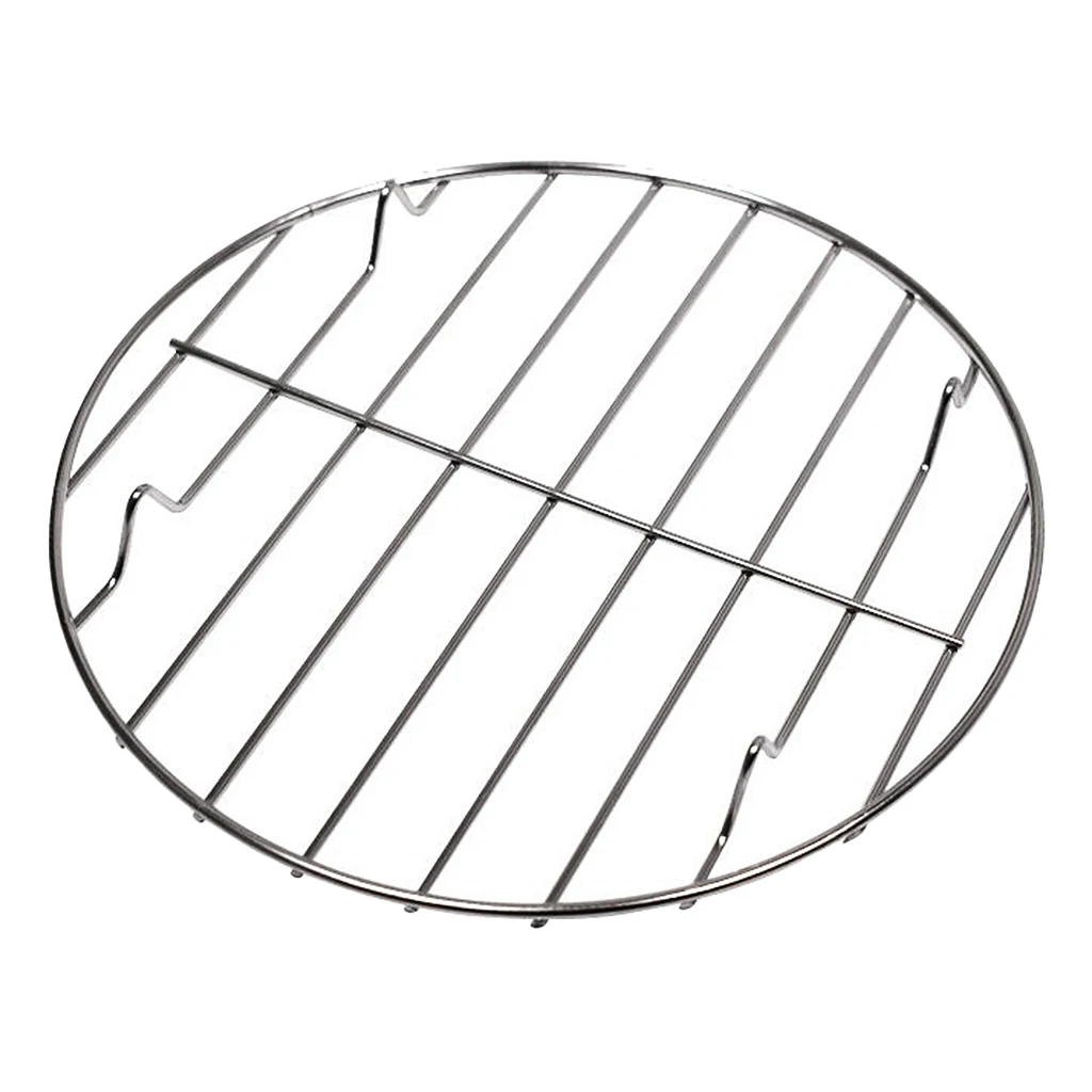Set of 2 Heat Resistance Steel Wire BBQ Grate Grids Cooking Meshes,25cm,for Baking Pan, Oven Safe, Roasting, Drying, Grilling