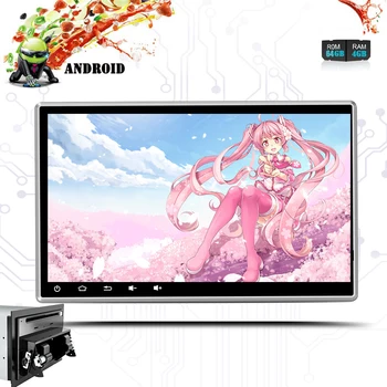 

2 Din 10.1" Android 10.0Car Radio Universal GPS Navigation multimedia Autoradio Stereo FM Audio With DVD Head Unit Tape Recorder