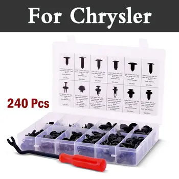 

240pcs Push Push Pin Rivets Sizes & Applications Rivets For Chrysler Srt8 Aspen Crossfire Nassau Neon Cruiser Sebring