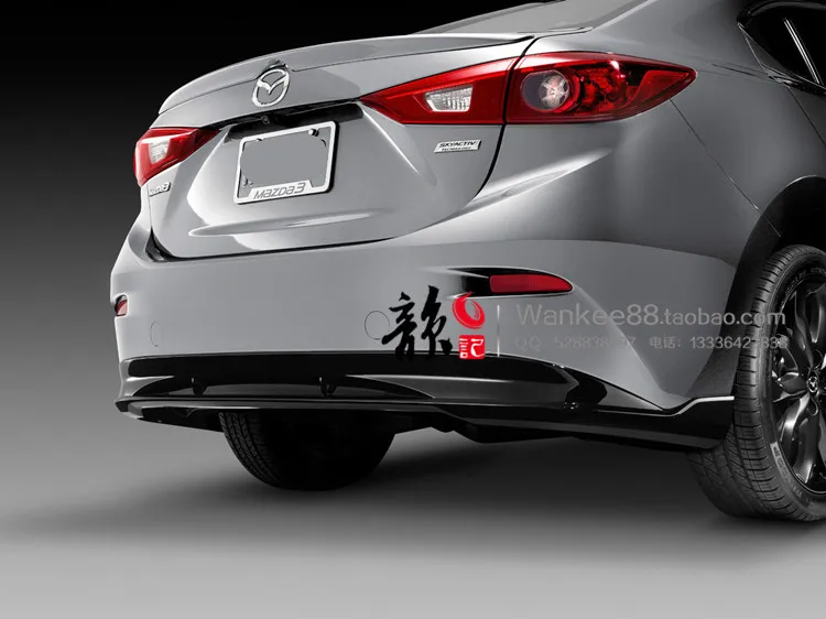 Подходит для Mazda Axela MS углеродного волокна задний спойлер губы