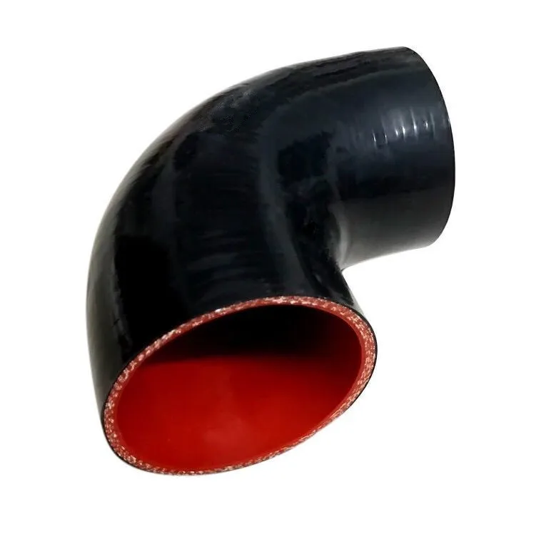 Черный 70 мм до 76 мм 90 градусов локоть силиконовый резиновый Столярный согиб/2 дюйма/2,5 дюйма/3 дюйма силиконовый интеркулер охлаждающей жидкости шланг