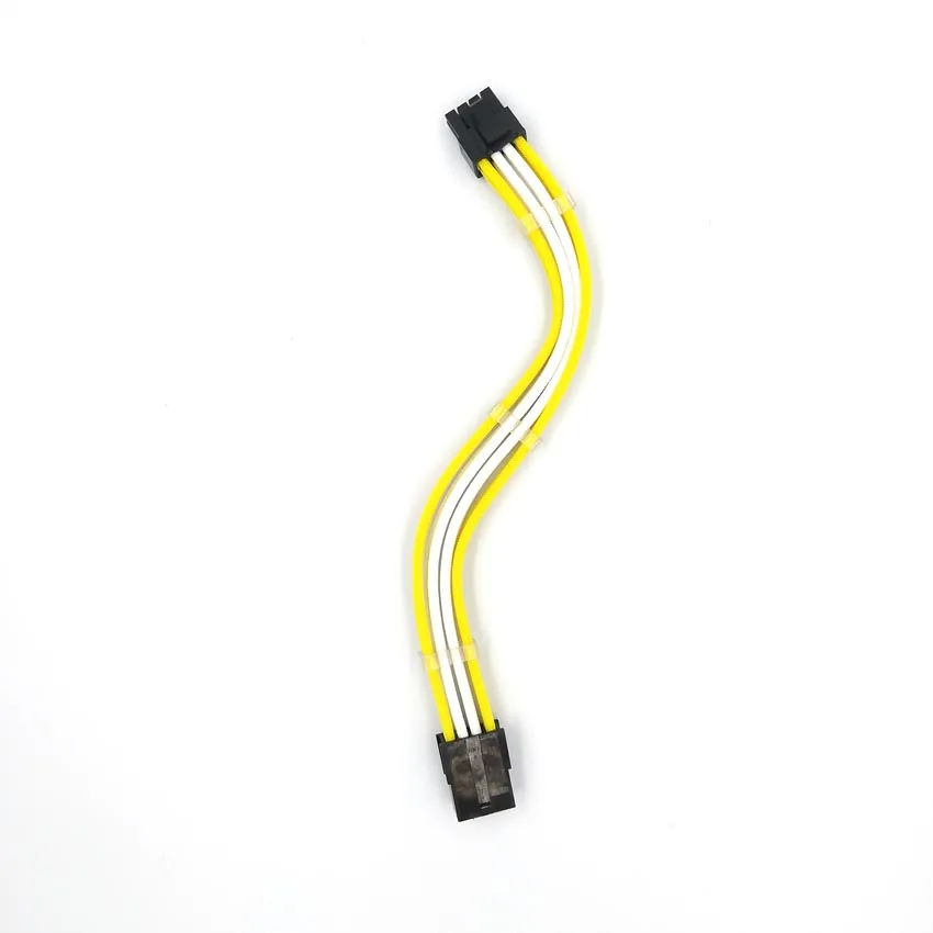 PCI-E 8Pin White_Yellow_extension_cable