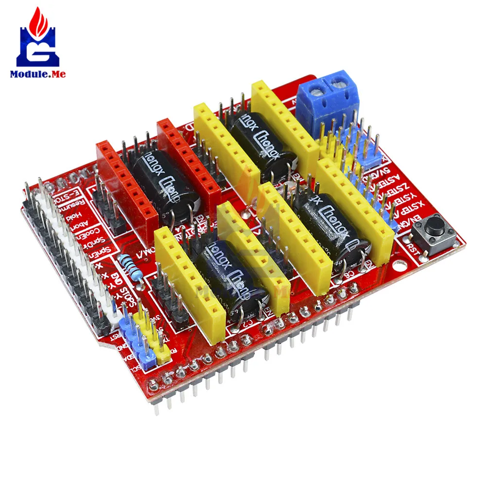 

A4988 V3 Drive Module 3D Printer Driver CNC Shield Expansion Board for Arduino Engraver IO Port Diy Electronic PCB Board