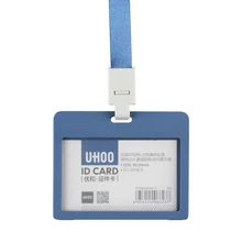 Рабочий держатель для карт s с веревкой держатель карточки pp горизонтальный рабочий сертификат удостоверения личности значок YH6623+ 6722