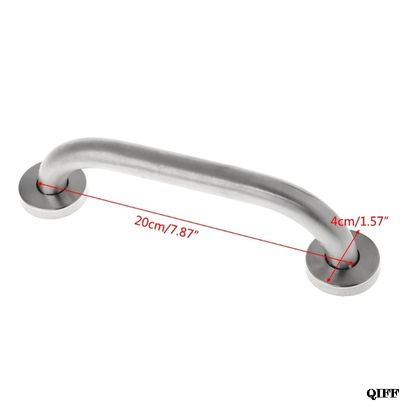 Прямая поставка и нержавеющая сталь ванная комната Душ поддержка стены поручень безопасности ручки полотенца Rail 20 см Mar28