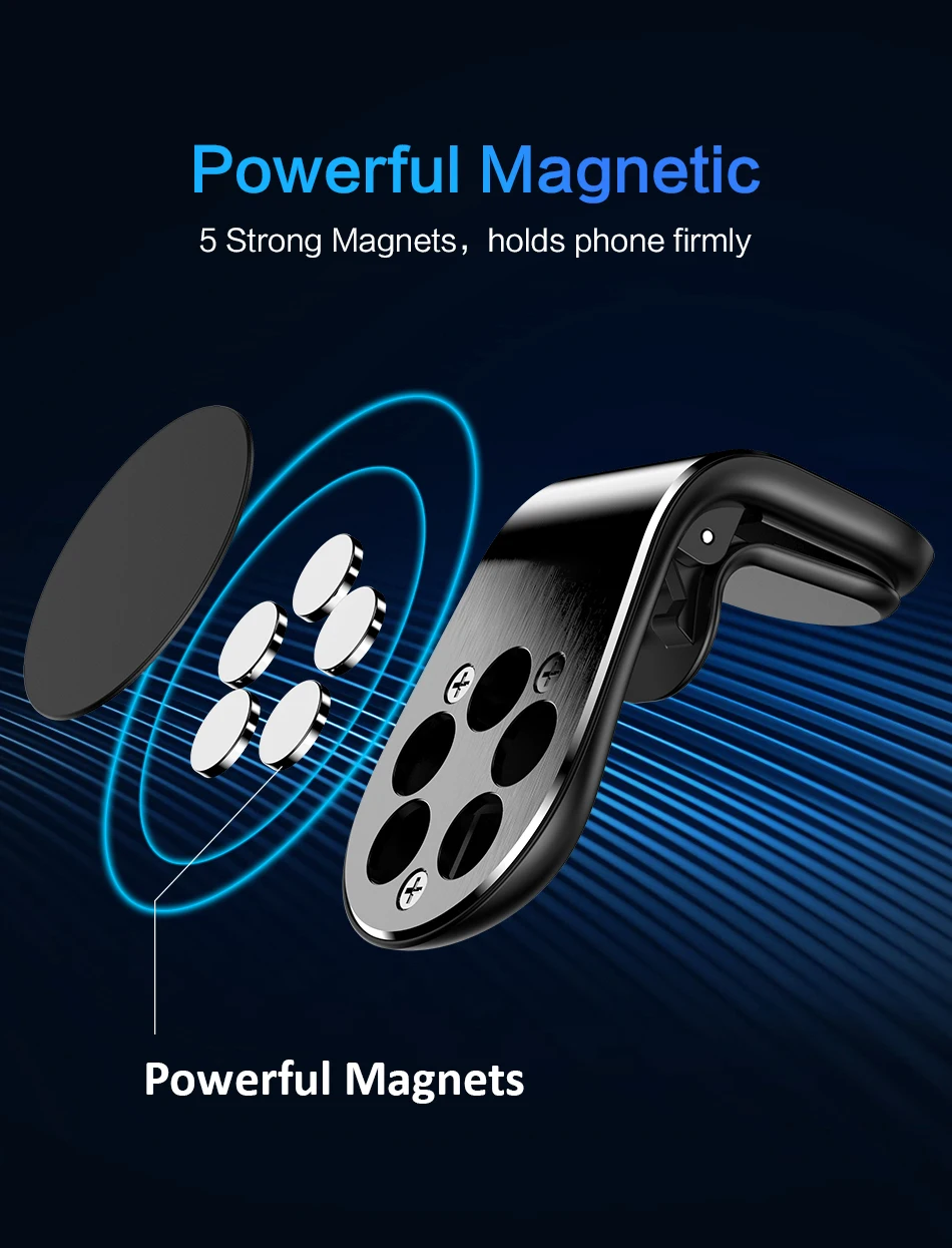KISSCASE магнитный автомобильный держатель для телефона для iPhone samsung Air Vent держатель для телефона в автомобиле мобильный совместимая со смартфонами Voiture