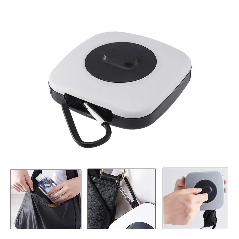 

Reusable Shopping Bag Heavy Duty Nylon Foldable Lightweight Waterproof Fishing Bag Tote Bag With Individual Revolving Storage