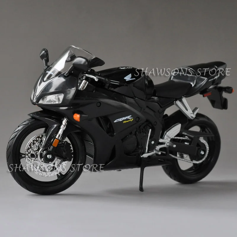 Литая модель мотоцикла игрушки Maisto 1:12 Honda CBR 1000RR спортивный велосипед миниатюрная копия черный