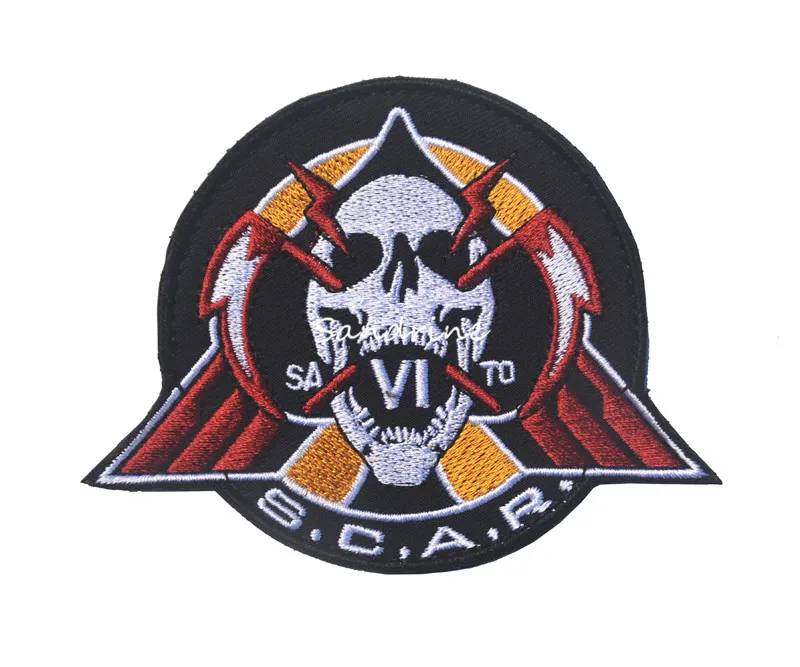 S.C.A.R Military Army Tactical Embroidery Patches For Clothes Clothing