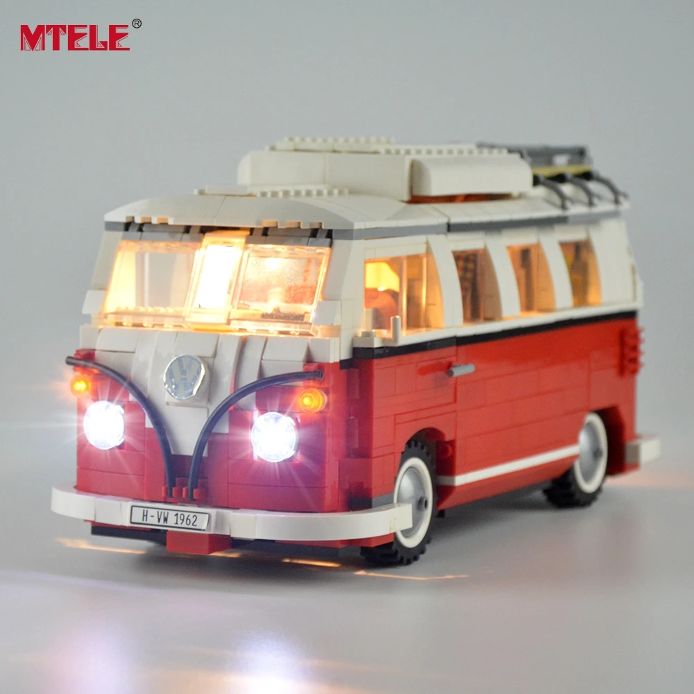 MTELE DIY светодиодный светильник для серии Creator T1 Camper Van светильник совместим с 10220 21001