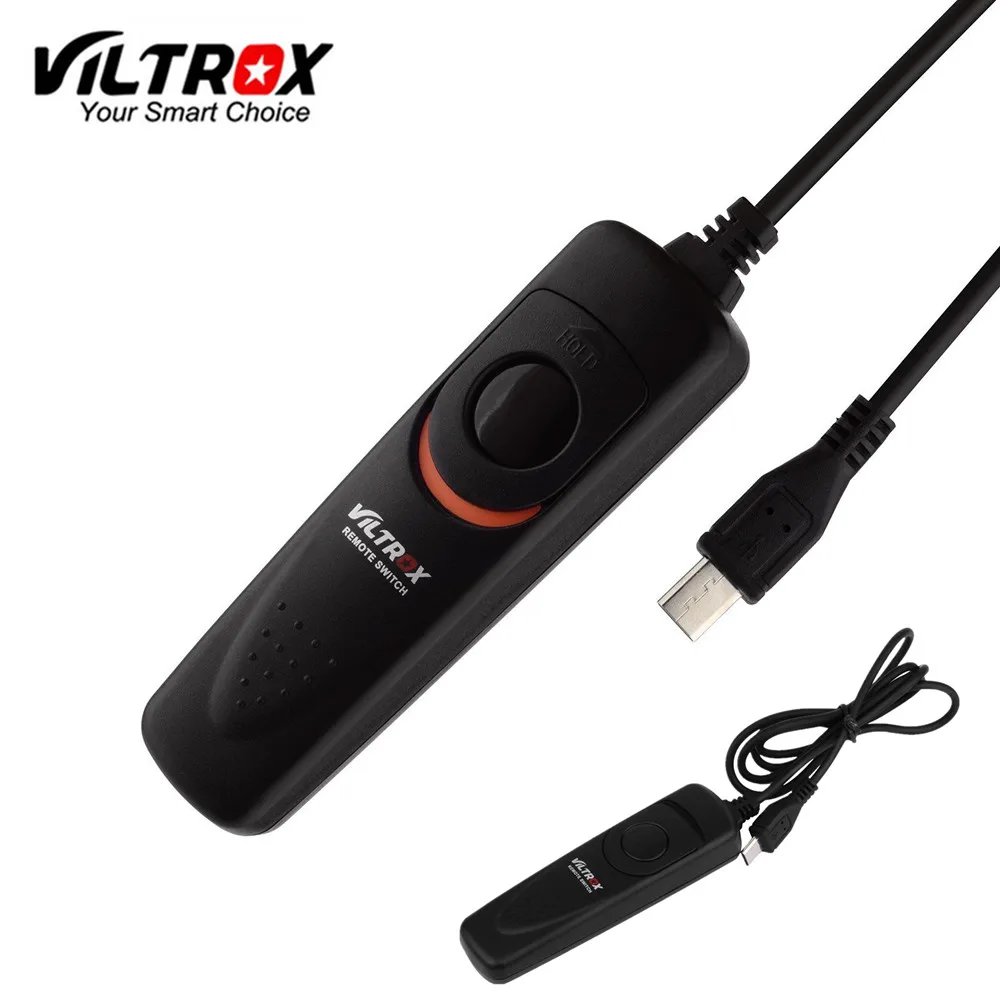 

Viltrox SR-S2 1M Camera Remote Shutter Release Cable for Sony A7 A7SII A7RII A6000 A6300 A6500 A5100 A5000 RX100M2 RX100III HX5