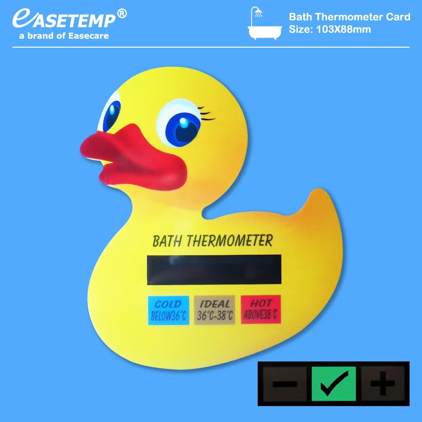 100pcs/lot Free Shipping Baby Care Duck Bath Thermometer for Water