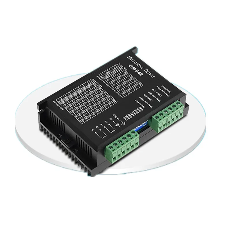 DSP цифровой ЧПУ Драйвер шагового двигателя подразделение DM542 1,0-4.2A 18-50VDC Нема 17(Национальная ассоциация владельцев электротехнических предприятий) и NEMA 23 шаговый двигатель драйвер Microstep драйвер