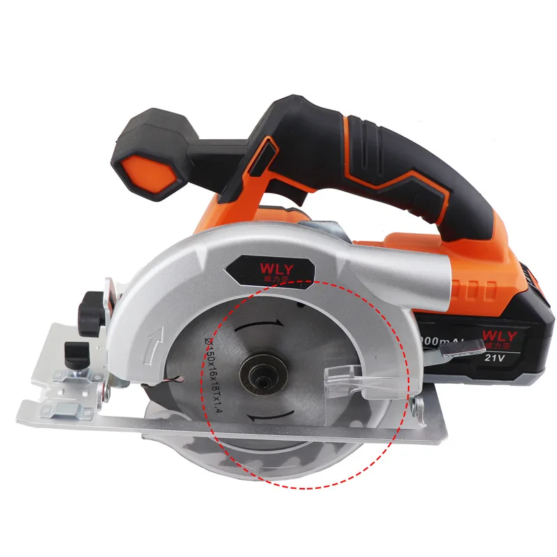 21 в циркулярная электрическая пила 1400 Вт лезвие для дерева 6000 мАч ...