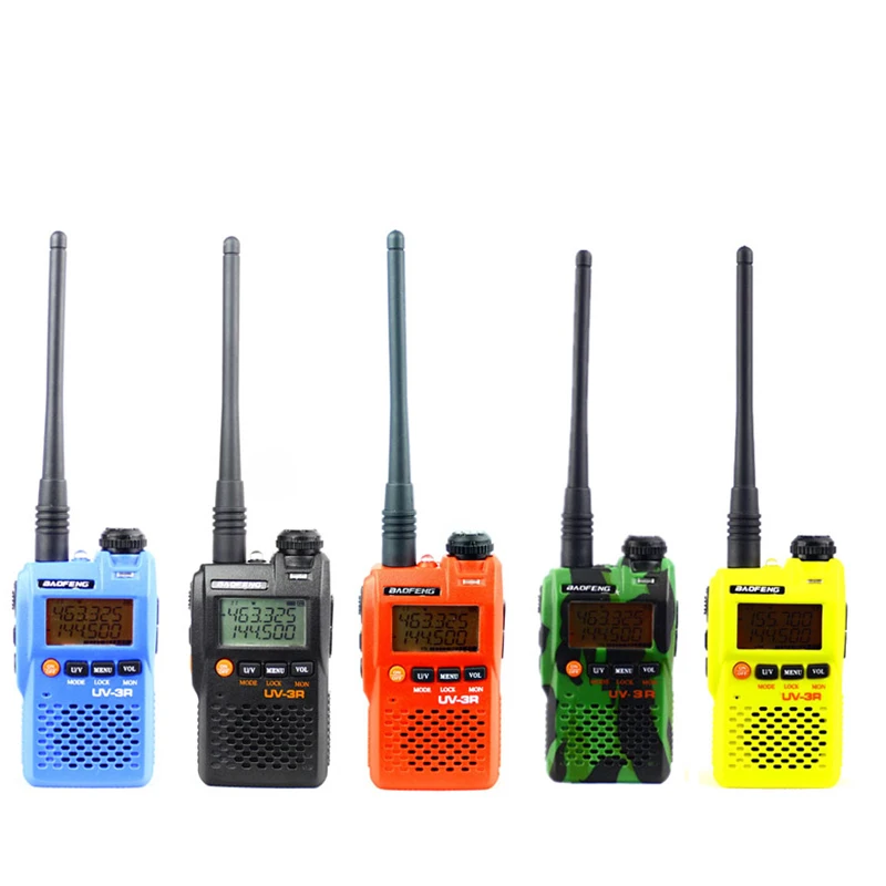 2 шт. BaoFeng UV 3R обновленная версия беспроводной портативный двойной дисплей WalkieTalkie