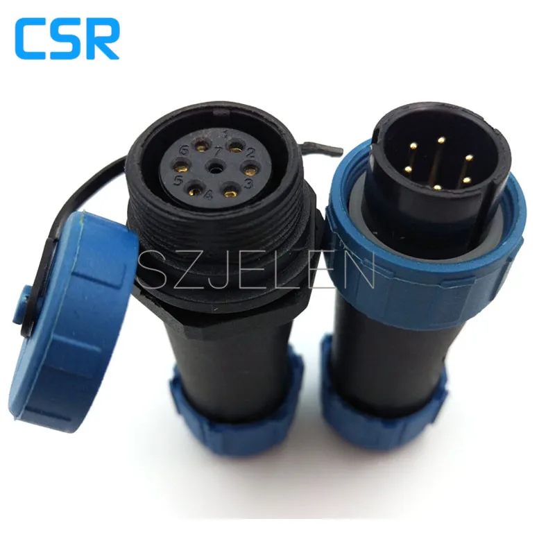 SY1710, 6 pin Waterproof Connector, ire to wire Waterproof connector 6