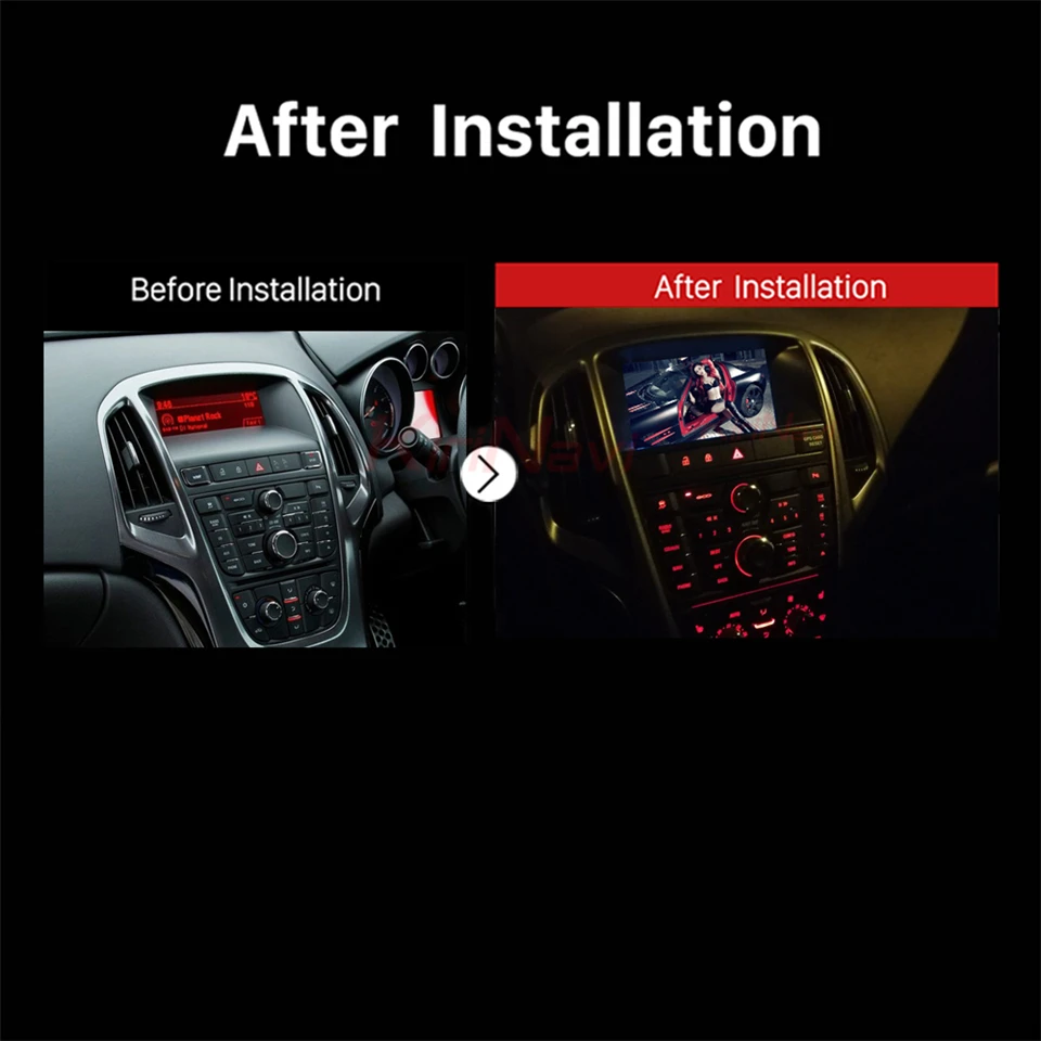 Cheap KiriNavi Octa core 4G LET android 7 car radio for Buick Excelle XT GT Opel Astra J gps navigation 2008 - 2013 support 4K 4G 1