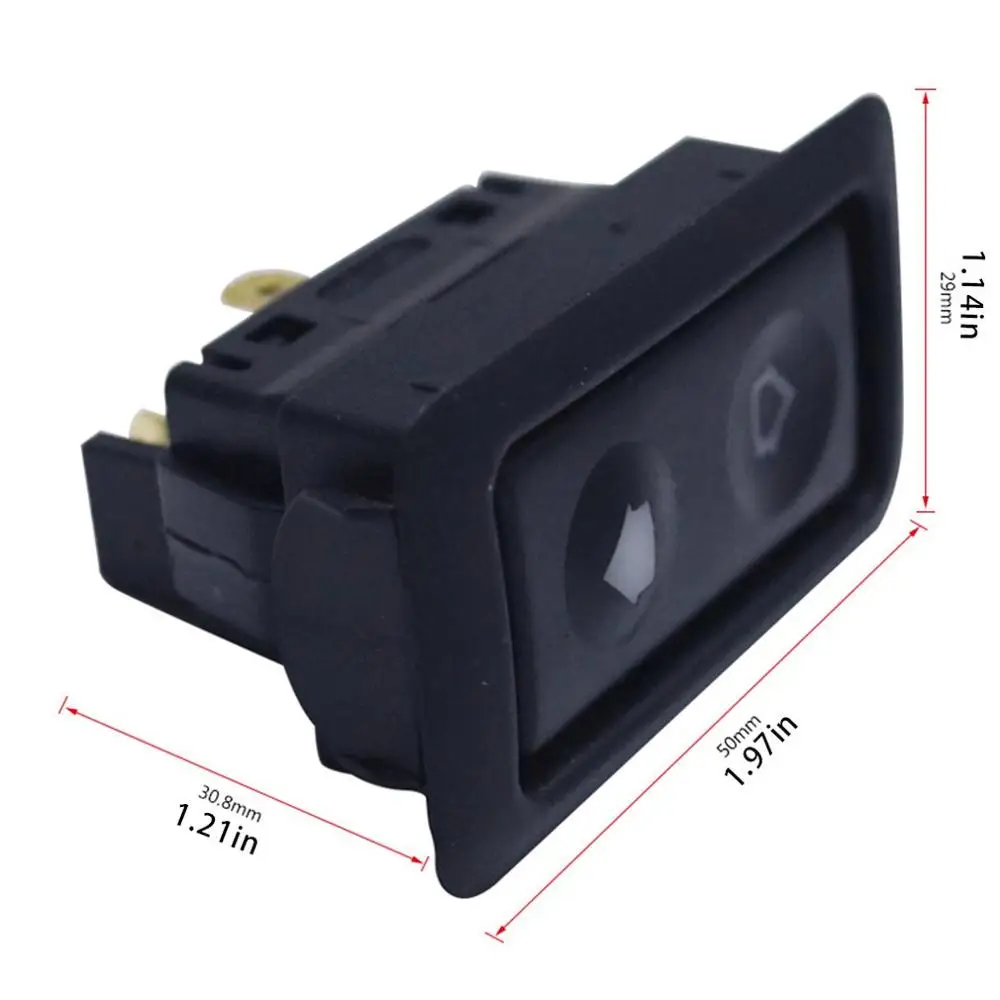 6Pin 12 24 v черный автомобиль Мощность переключатель окна с электронным Компоненты