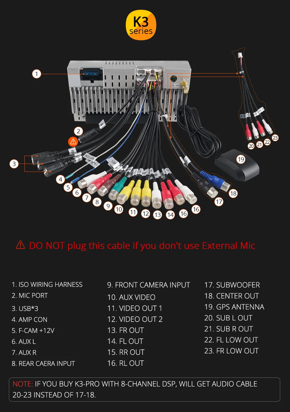 Excellent Ownice K3 Android 9.0 Quad Core Car Radio Universal DVD Multimedia Player 2GB RAM 16GB ROM GPS Navigation DVD Support Bluetooth 32