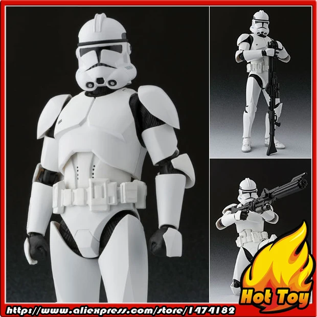 100% Original BANDAI Tamashii Nations S.H.Figuarts (SHF) Action Figure - Clone Trooper Phase 2 from Star Wars original bandai tamashii nations s h figuarts shf action figure battle droid from star wars episode i the phantom menace
