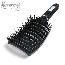 1 шт., новая шкала, нейлоновая кисть для помазок, Антистатическая щетка для укладки волос, щетка для расчесывания накладных волос, расческа