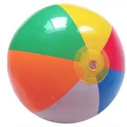 Ccinee 1 шт. пляжный мяч 35 см Цветной надувные пляжные мячи резиновые детские игрушки мяч для детей игр на открытом воздухе пляжные спортивный