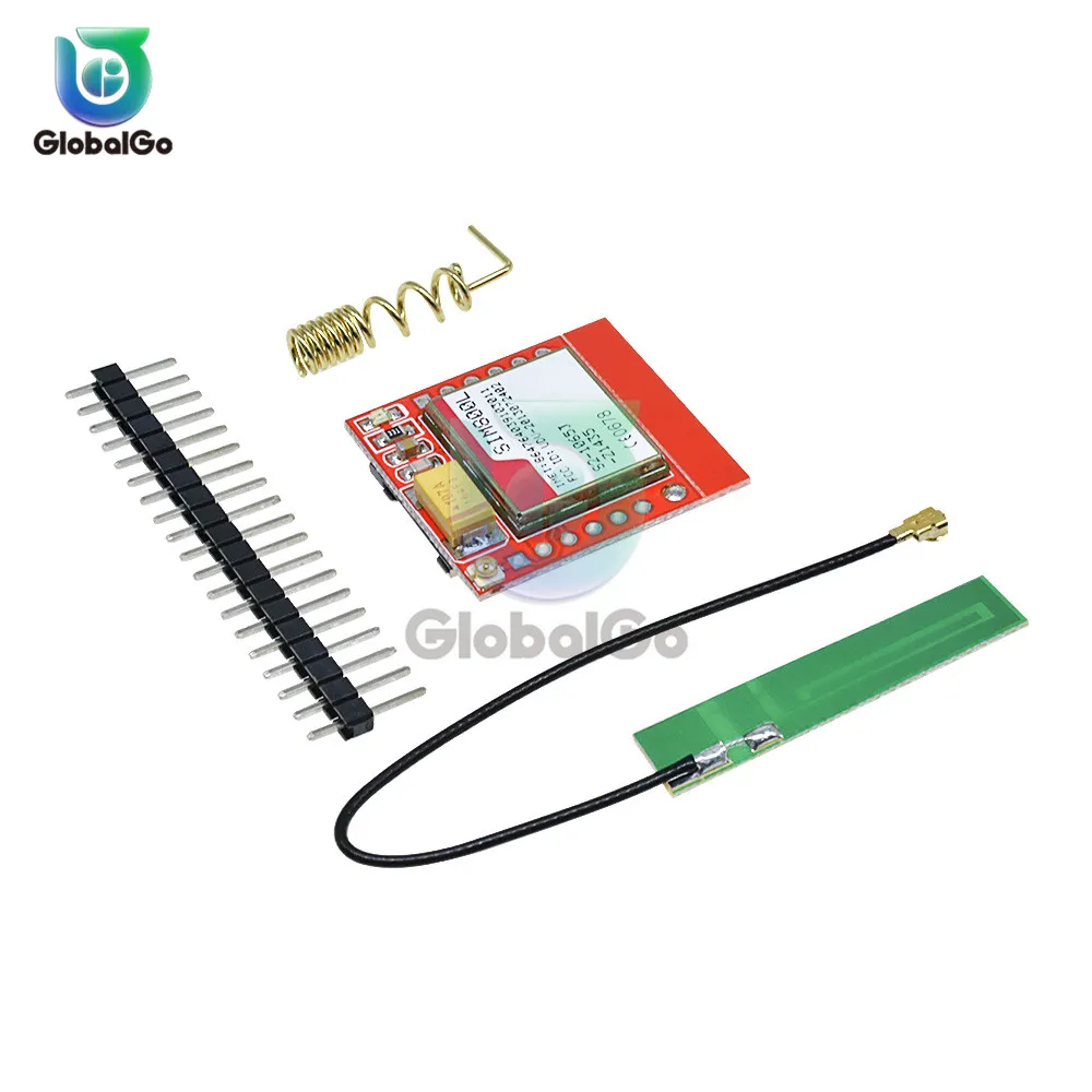SIM800L GPRS GSM модуль карта MicroSIM ядро плата четырехдиапазонный последовательный порт TTL 2,4G PCB антенна Pin Весна GPRS чип для телефона