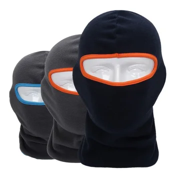 

Winter Breathable Warm Fleece Thermal Windproof Balaclava Paintball Game Combat Sun Neck Full Face Mask Cap Helmets Hat