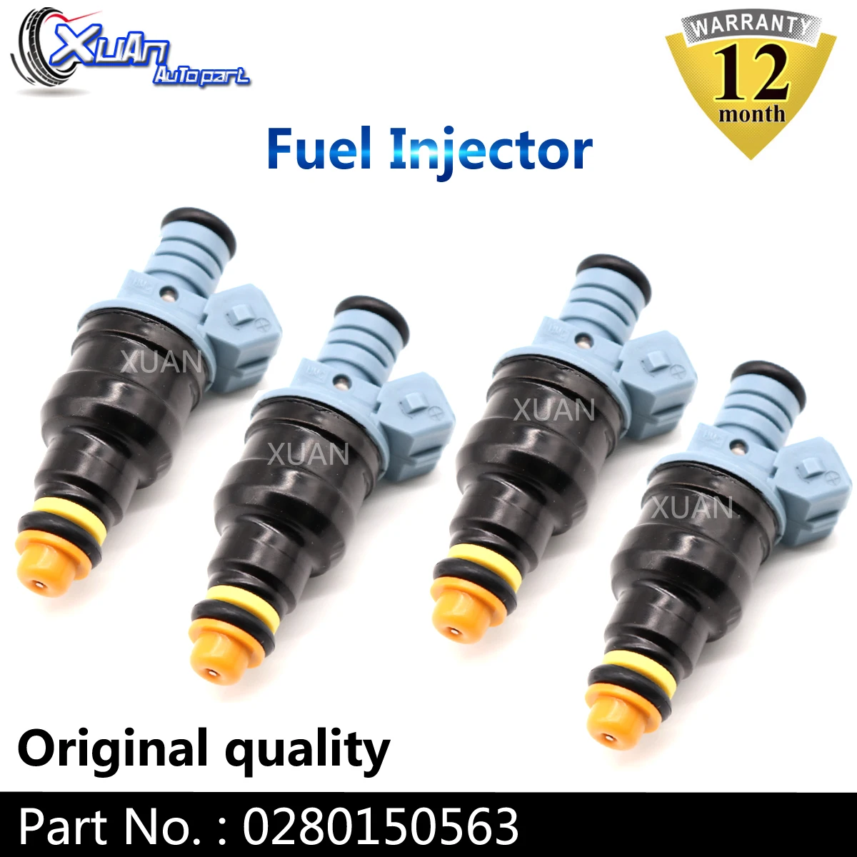 

XUAN high performance 1712cc Low Impedance Fuel Injector Nozzles 0280150563 For OPEL 9270291 IVECO 8036314 Tuning & Racing Cars