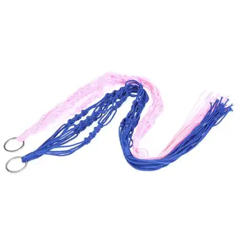 

Plant Hanger Vintage Knotted Hand Knitted Rope Hanger Plants Flowerpot Basket Macrame Hanging Lifting Rope