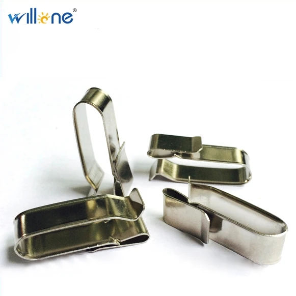 Willone 100pcs Stainless steel solar cable clips PV mounting cable clip for 4 wires 2 5mm