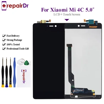 

5Pcs/Lot Original For Xiaomi Mi4c LCD Display+Touch Screen New Digitizer Glass Panel Assembly Screen For Xiaomi Mi 4C Lcd Screen