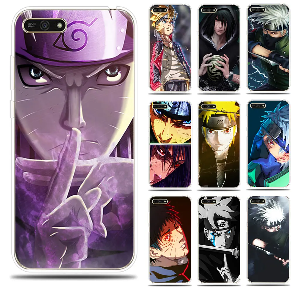 Uzumaki Naruto Patterned Silicone Phone Case For Huawei Honor 5A 6X 7X 7A Pro 7C 7S 8C 8X Soft Cover 8 9 10 Lite |