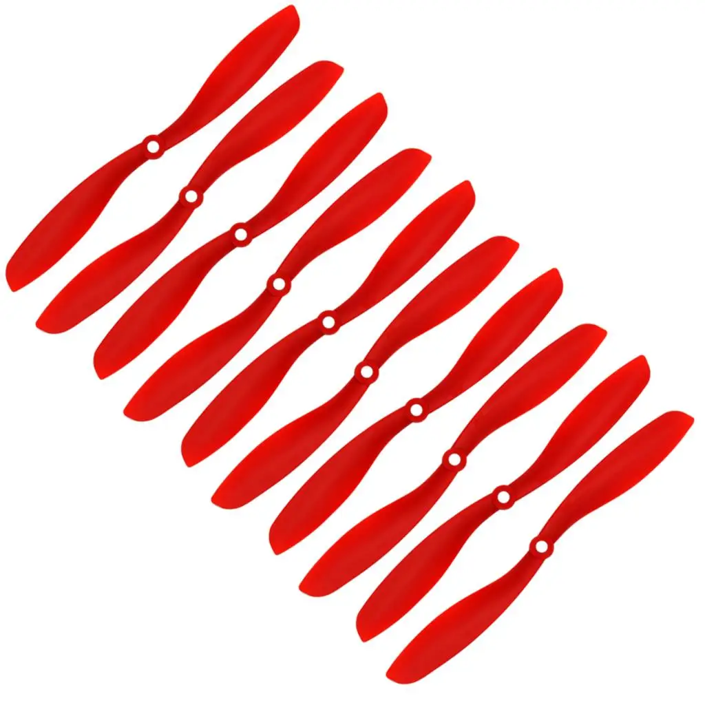 RC plane 5 Pair 8x4 8045 8045r Red Cw Ccw Propellers Multicopter Clockwise Rotating Parts Accs