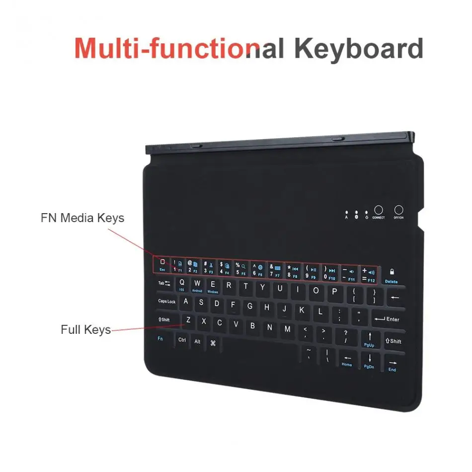 Fn мультимедийный ABS и PU материал планшетная клавиатура Bluetooth магнитное соединение Клавиатура для ноутбука для VOYO i8MAX