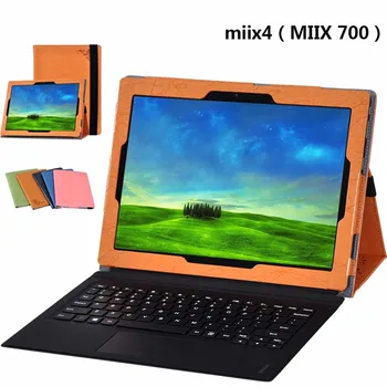 

Print Flip Stand PU Leather Skin Magnetic Case Protective Shell Funda Capa Cover For Lenovo Miix 4 Miix 700 12 inch Tablet Coque