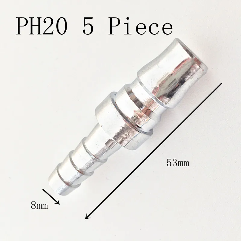5 комплектов Пневматический фитинг C Тип SH20+ PH20 быстрый разъем высокого давления муфта работа на воздушный компрессор - Цвет: only PH20 5 piece