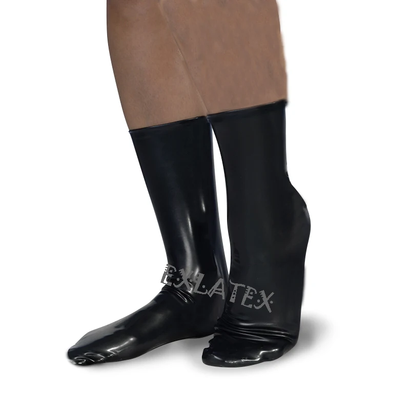 Latex Sock Latex Short Socks Exotic Apparel Erotic Underwear Stockings (5)-