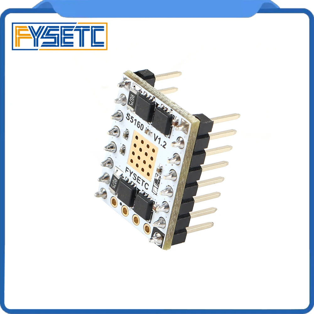 Запчасти для 3D-принтеров TMC5160 V1.2 SPI шаговый двигатель S5160 бесшумный драйвер StepStick Летающий провод для SKR F6 платы VS TMC2130 V1.2