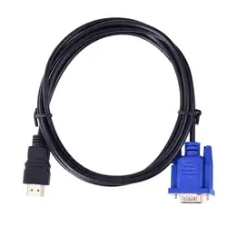 HDMI к VGA hd-конвертер 1,8 м HD Разрешение HDMI дисплей выход аудио кабель HDMI разъем VGA шнур